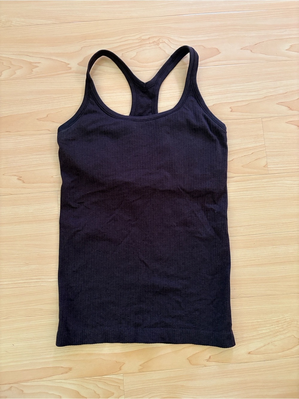 lululemon athletica Black Racerback Tank Top